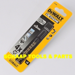 Metaalboor cobalt HSS-E  3.0 mm industrial per 2 verpakt | DT4902